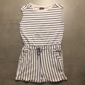 Striped kids romper - 7 for all Mankind